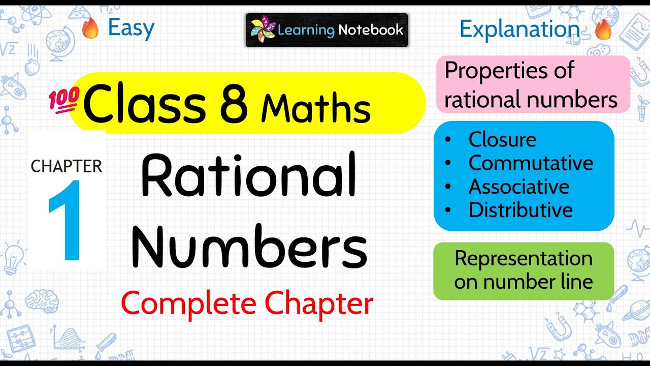 Class 8 Rational Numbers | Class 8 maths chapter 1 rational numbers