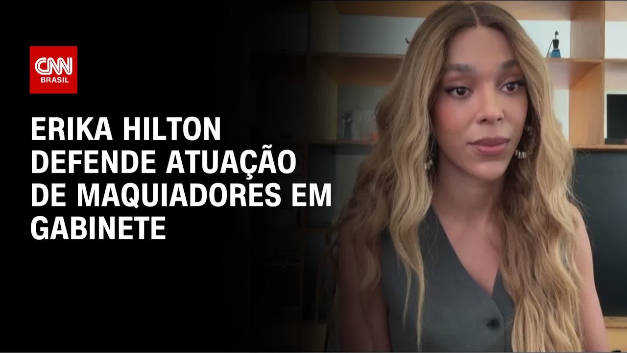 Não tem nada a ser escondido, diz Erika Hilton sobre maquiadores no gabinete | BASTIDORES CNN