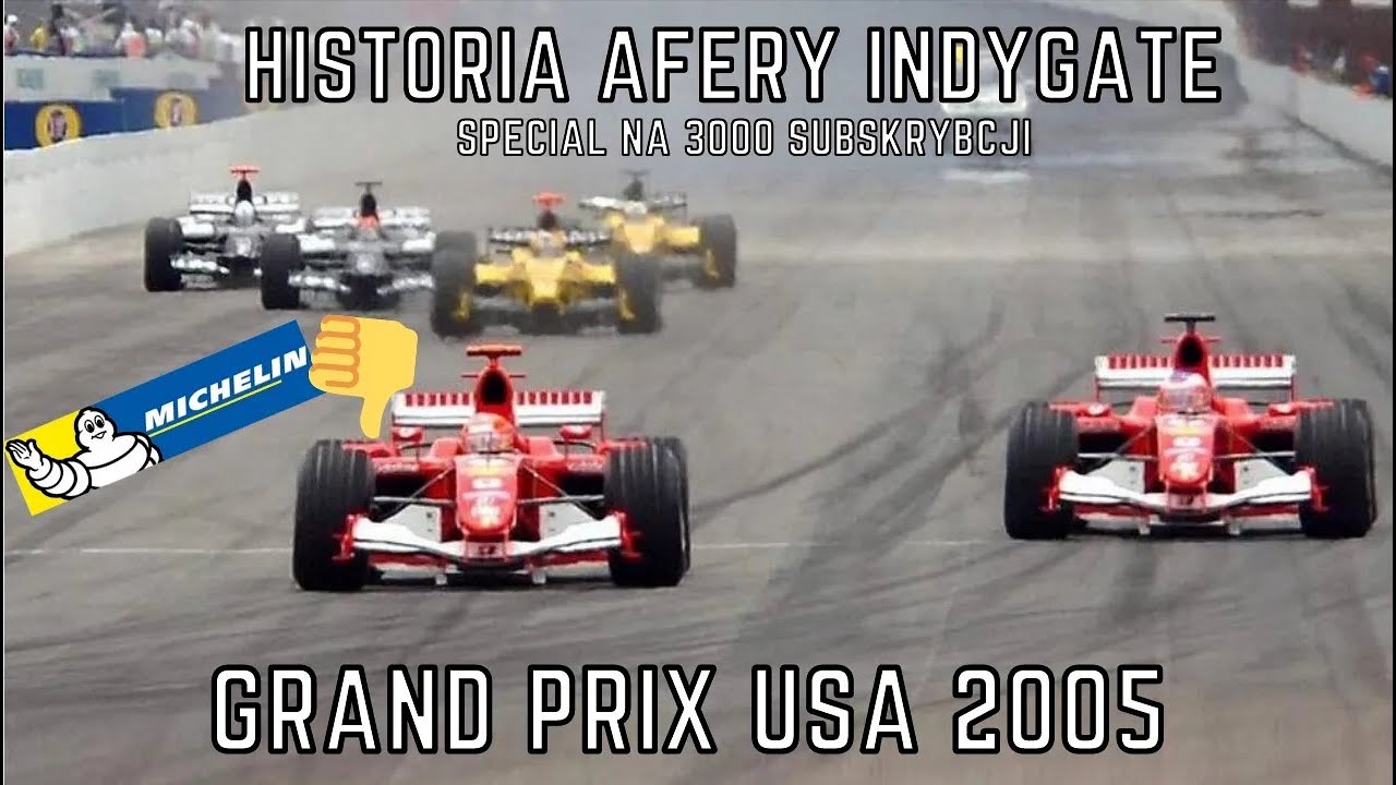 GP USA 2005 - Afera IndyGate. Największe kuriozum w historii Formuły 1! (SPECJAL NA 3000 SUBÓW)