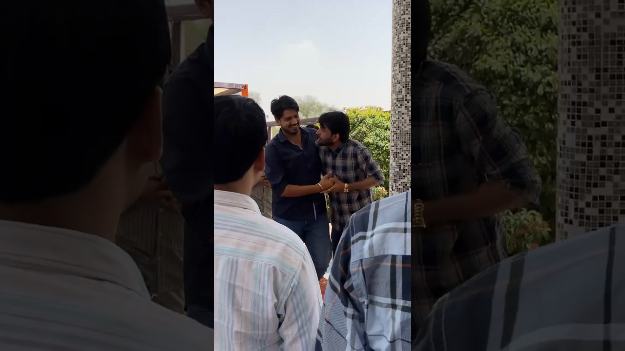 Subhash Charan Sir ka swagat - Ashu Sir 😍🥳 #trendingshorts #subhashcharan #ashusir