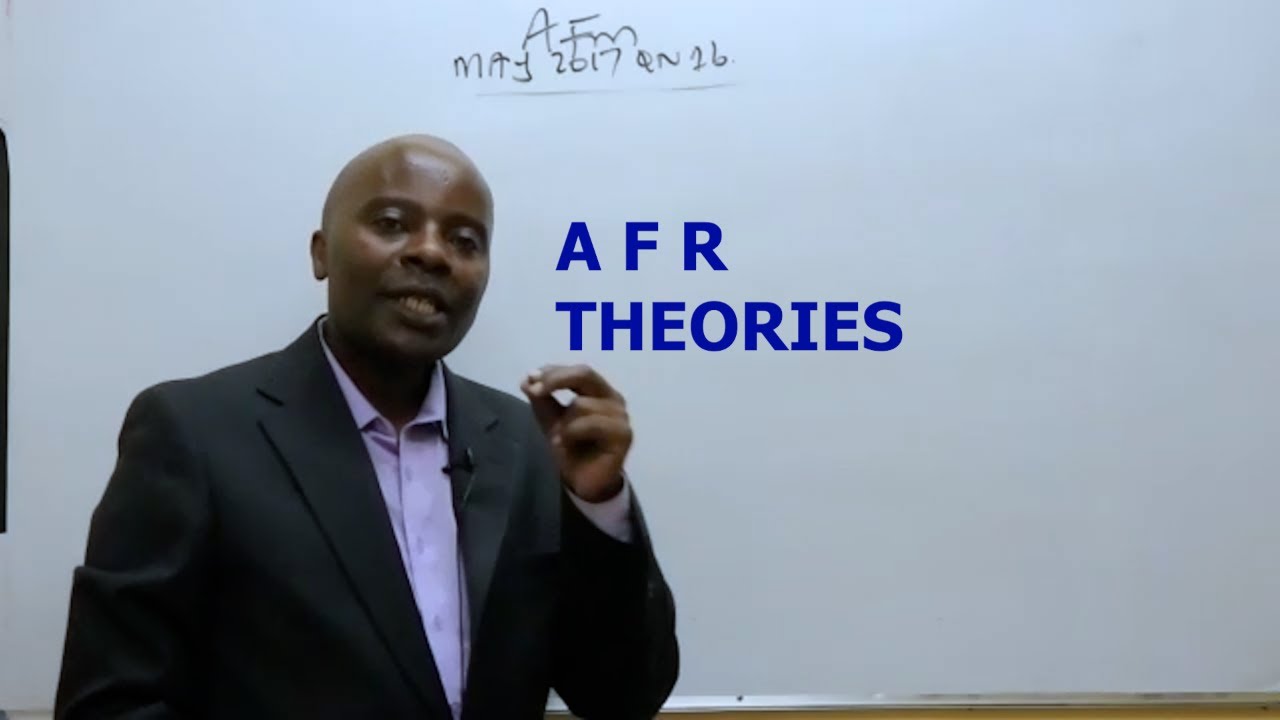 AFR Theories-CALL 0719525000