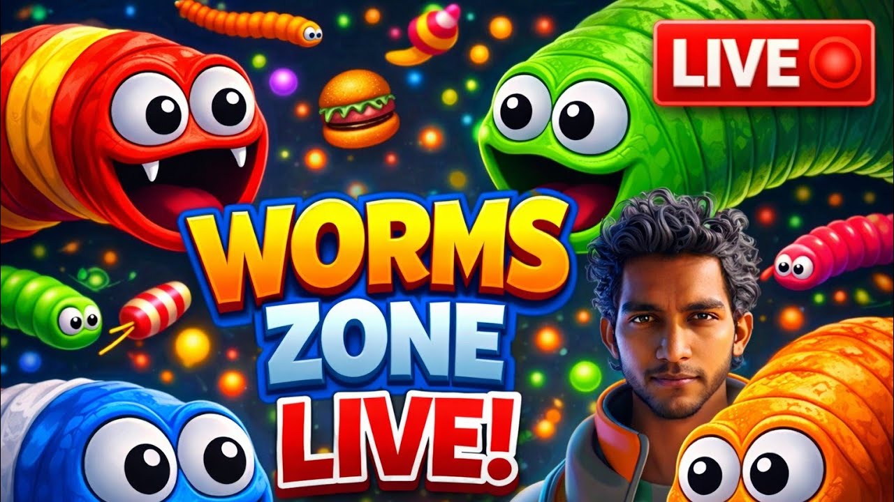 WORMS ZONE LIVE 🔴 | Non-Stop Action | Grow Bigger & Dominate!