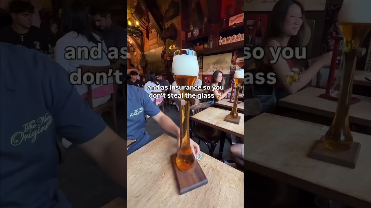 This Ghent pub makes you hand over a shoe for a beer! Wildest bar rule ever. 😂🇧🇪 #ghent #belgium