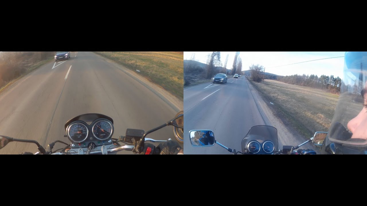 Suzuki Gs500e gyári áttétellel vs módosított áttétellel