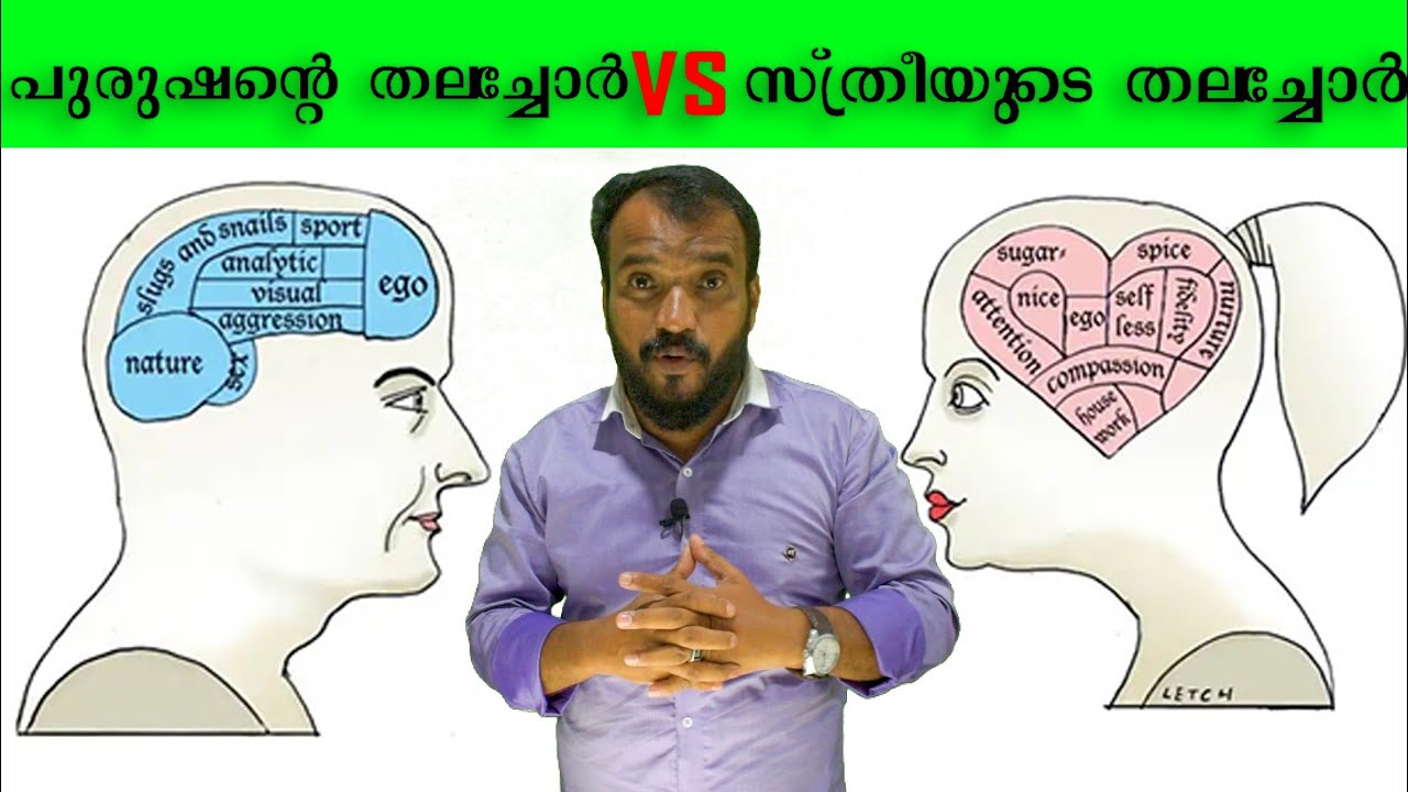 പുരുഷന്റെയും സ്ത്രീകളുടെയും തലച്ചോർ വ്യത്യാസം | Male brain vs Female Brain Facts