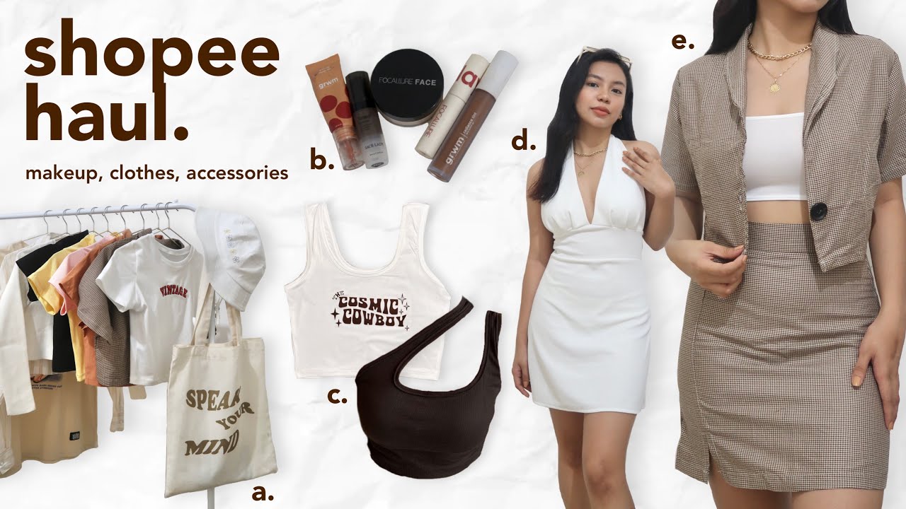 SHOPEE HAUL: Makeup, Clothes, Accessories | 6.6 Ready 🛒 | Philippines | Ysabelle Rumbaoa