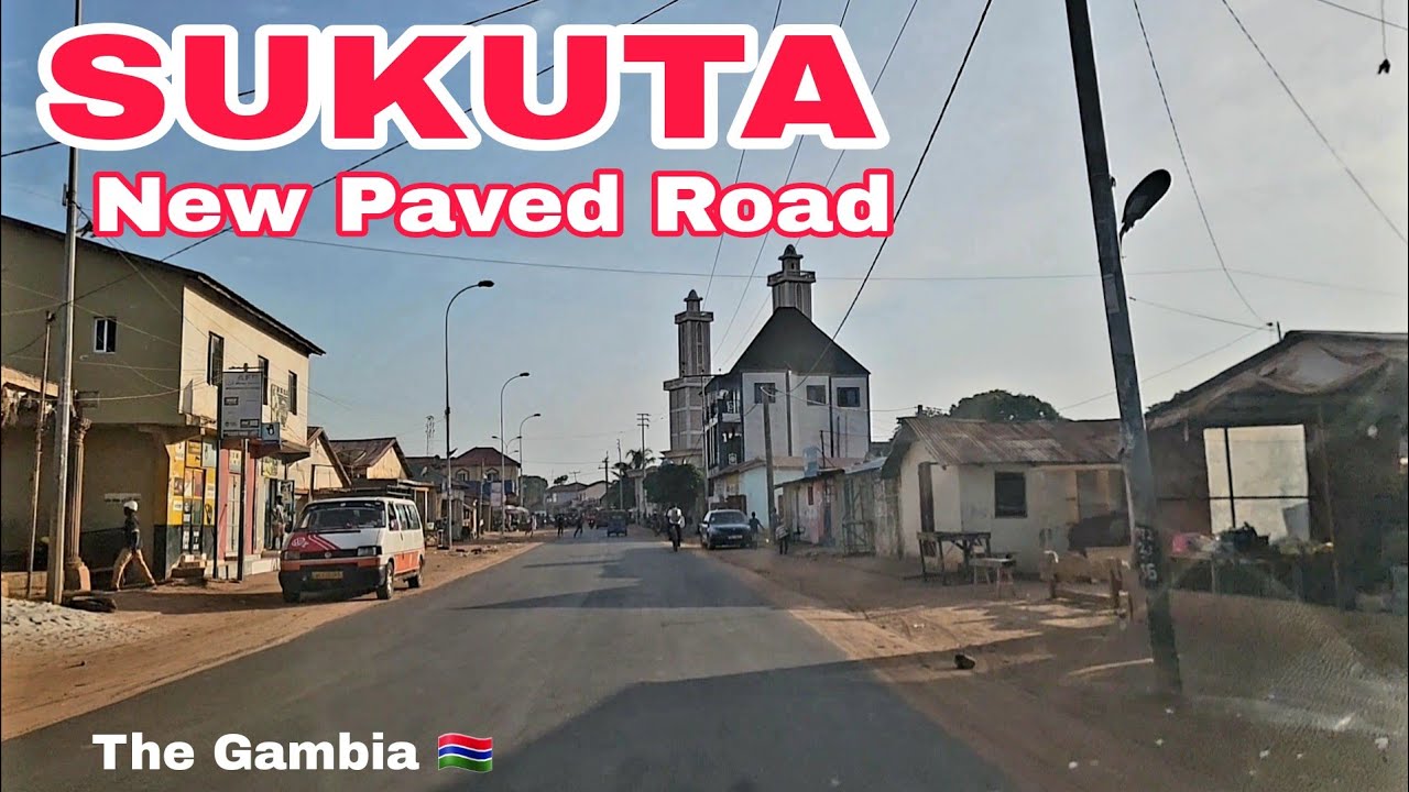 New Paved Road in Sukuta | Gambia 2025 | Small Area Big Development New Modern Road in Africa 