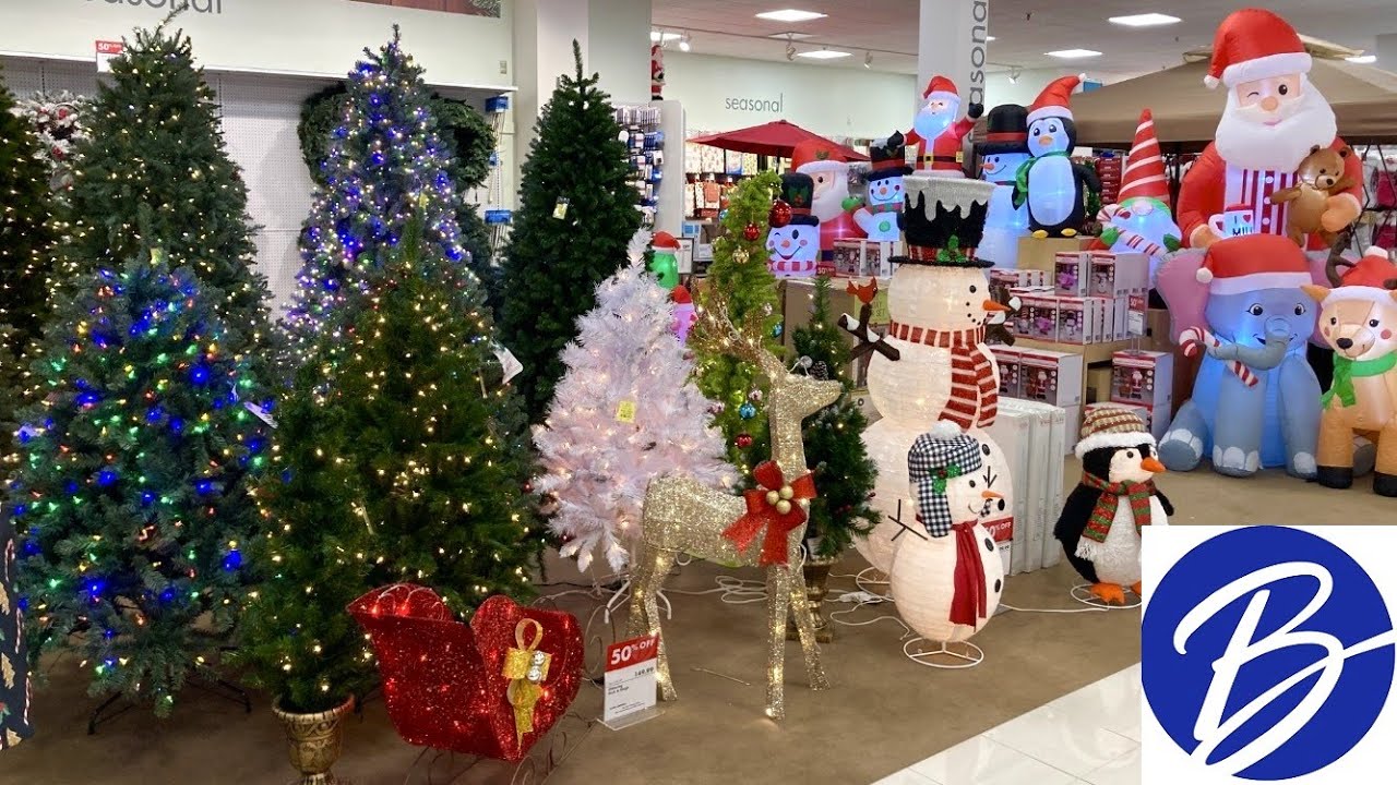 BOSCOV'S CHRISTMAS DECORATIONS CHRISTMAS TREES DECOR SHOP WITH ME SHOPPING STORE WALKTHROUGH BOSCOVS