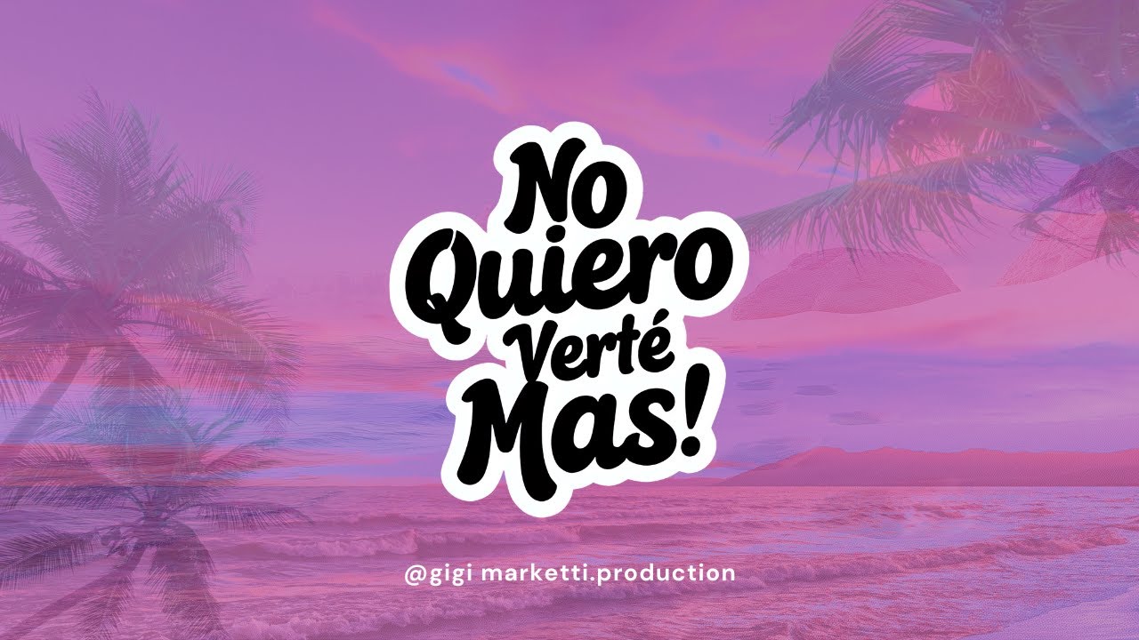 No Quiero Verte Más - Reggaetón 2026