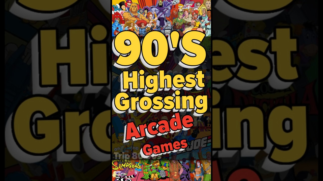 🎮 Top 10 Highest-Grossing Arcade Games of the 1990s