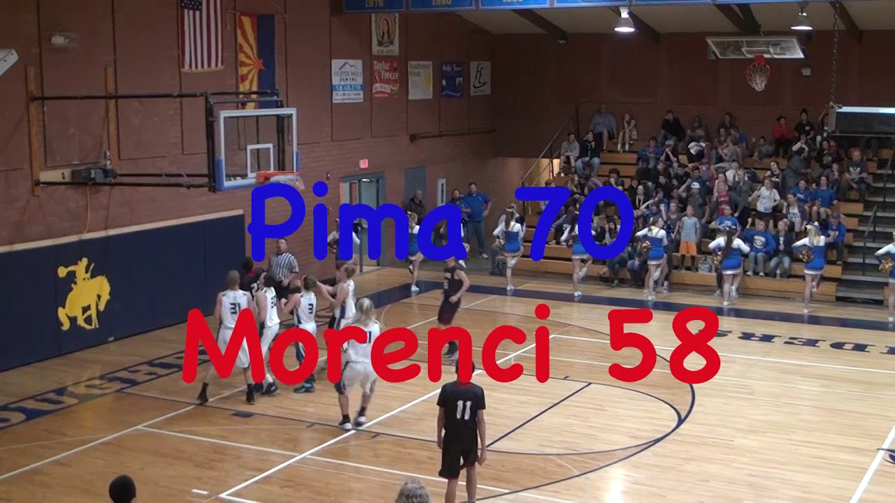 12-12-17 Morenci Wildcats at Pima Roughriders basketball