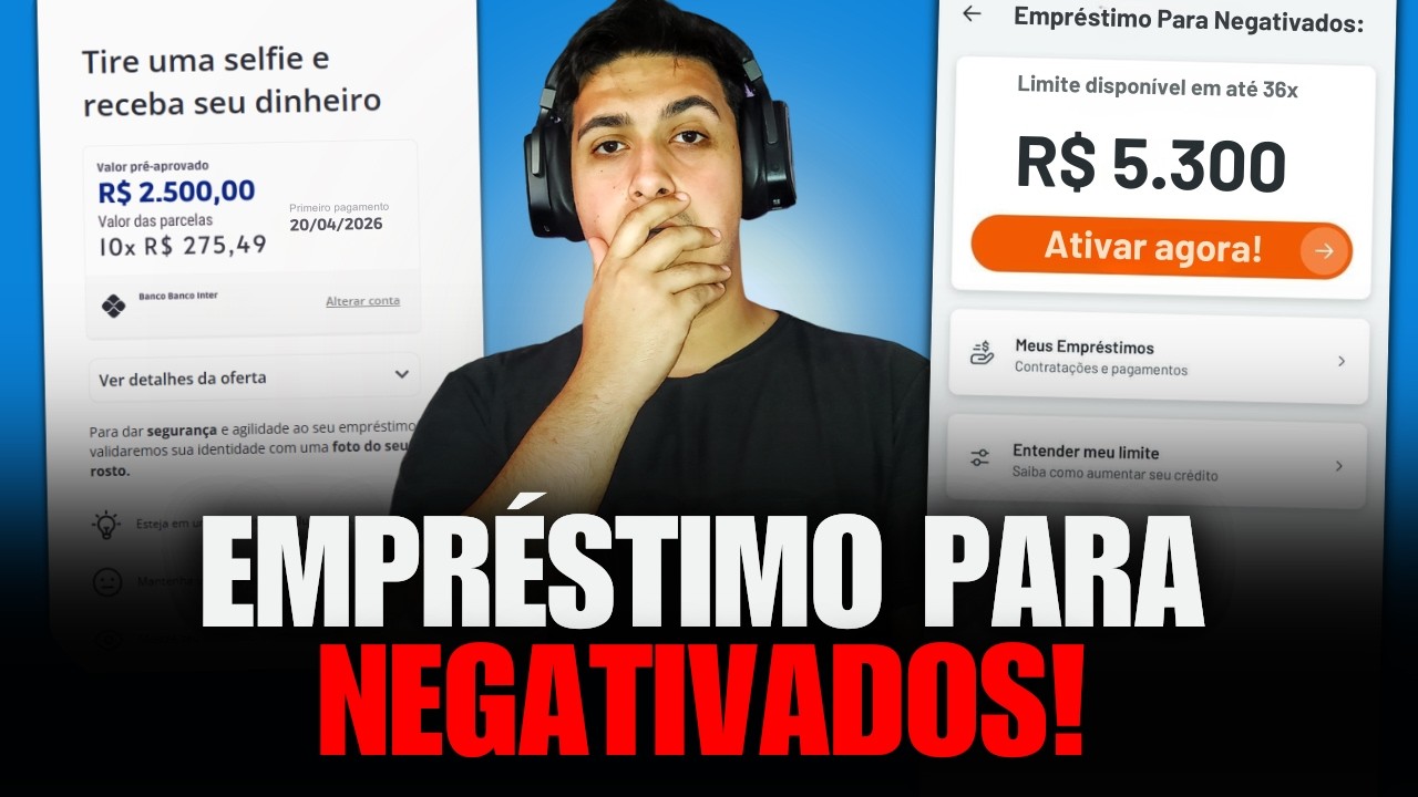 Empr&eacute;stimo Aprovando At&eacute; Quem Esta Negativado! Ative Agora o Seu