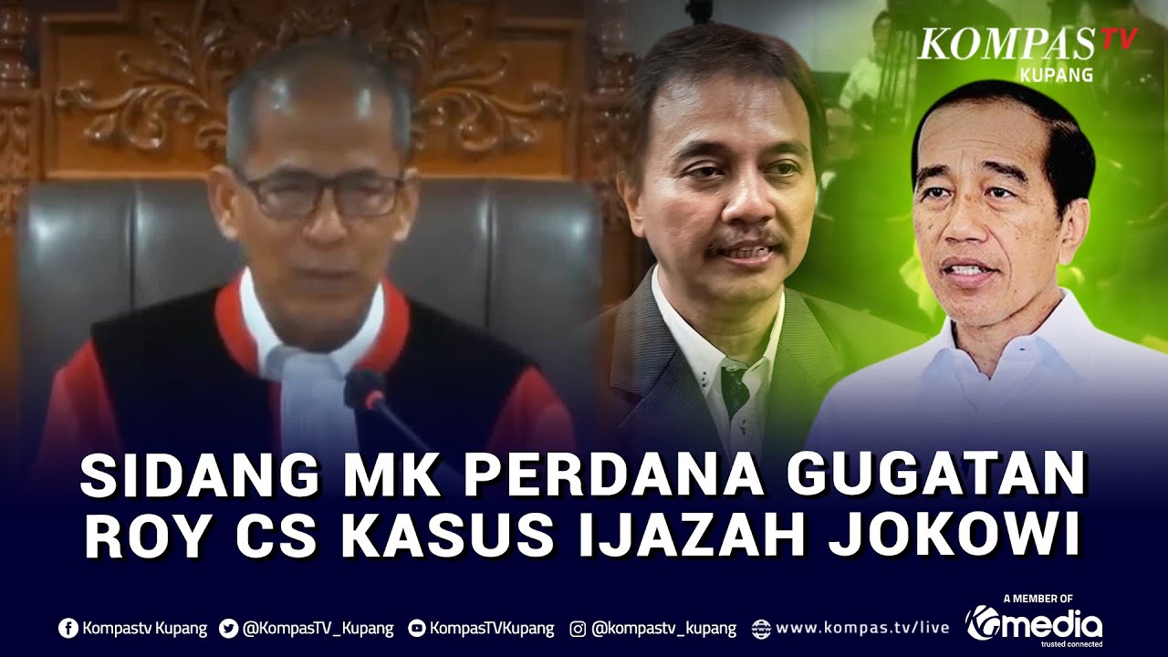 [FULL] Perdana! Sidang MK Uji Materi Gugatan Roy Suryo Cs Kasus Ijazah Jokowi, Hakim Minta Rombak?