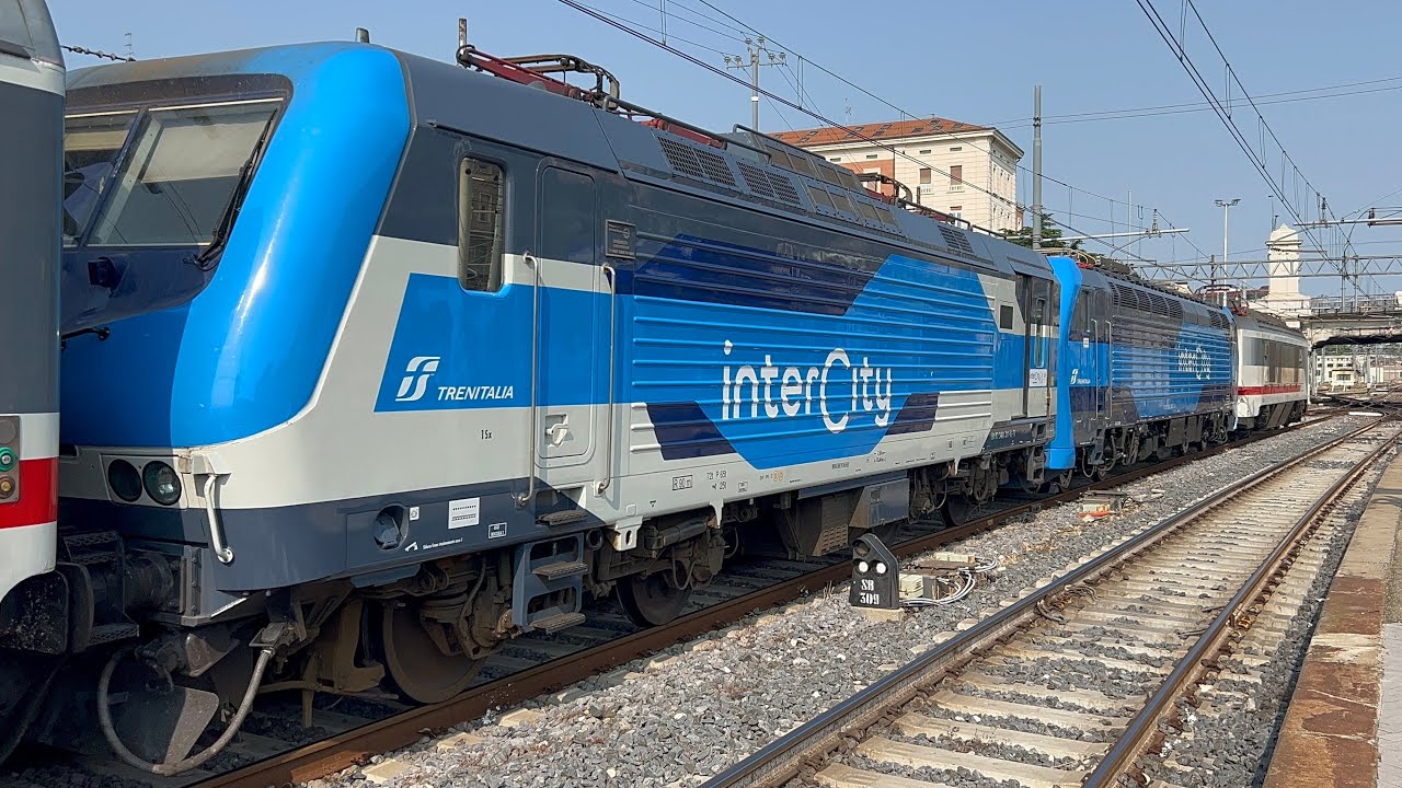 INV Milano Centrale - Roma Termini E401 iC + E403 iC+ E464 iC+ 2 Semipilota + 3 Vetture
