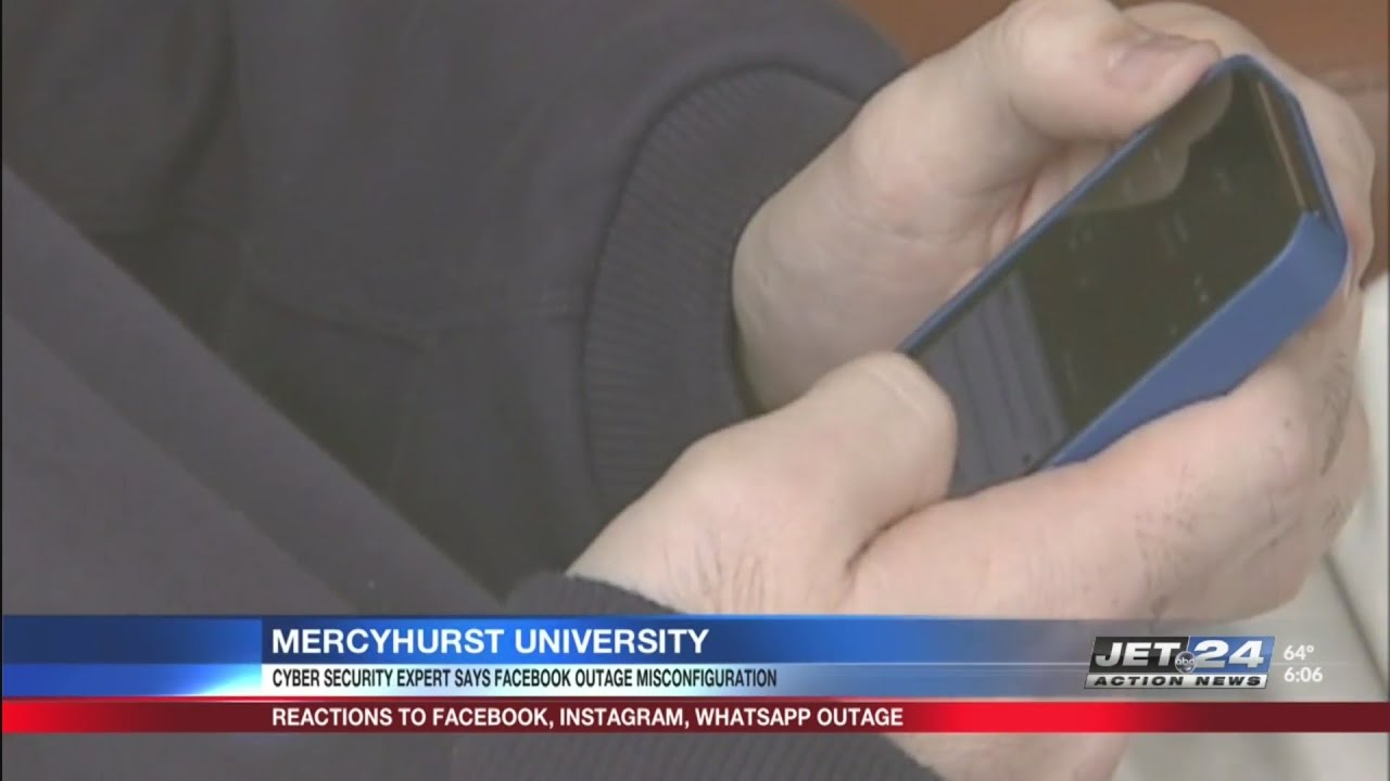 Cyber security expert speaks out about Facebook outage calling it a misconfiguration