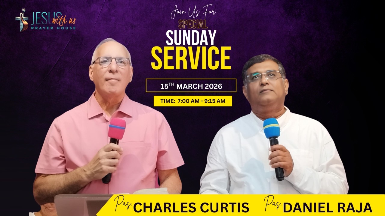 🟡 🅻🅸🆅🅴 || SUNDAY SERVICE 1 || PR. CHARLES CURTIS & PR. DANIEL RAJA || 15.03.2026