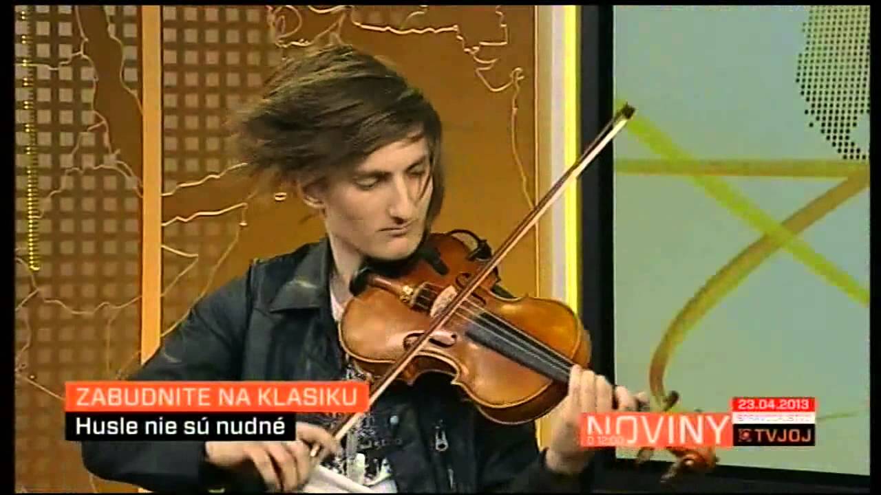 Nirvana   Smells like teen spirit -  Filip Jancik Violin - TV JOJ - Noviny o 12:00