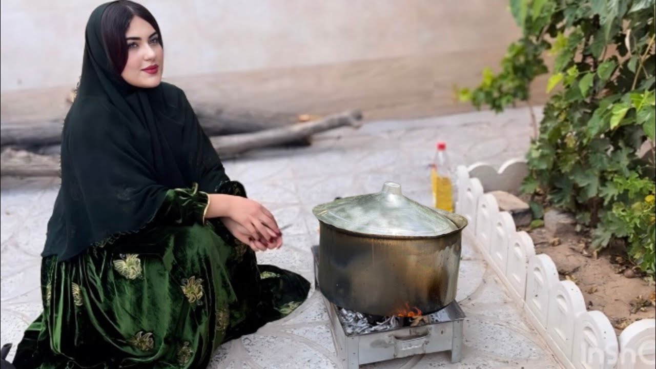 Secret Ash Dough Recipe Revealed by a Gorgeous Iranian Bakhtiari Girl in Nature!