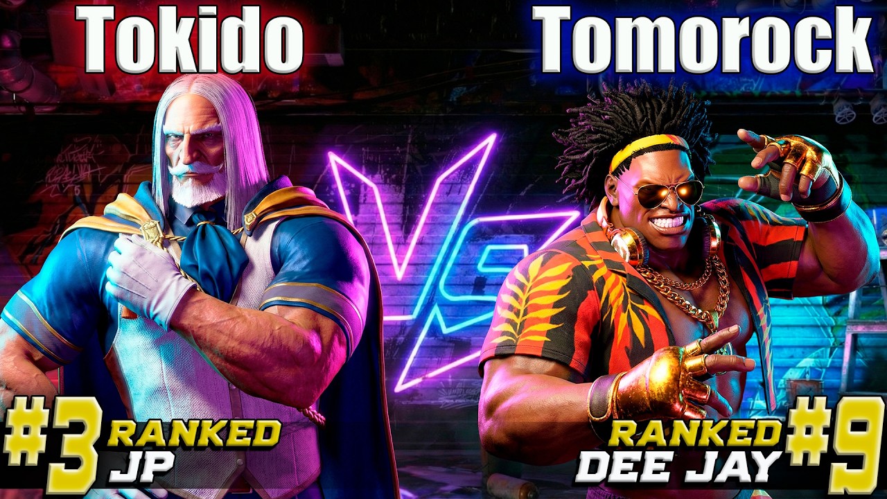 🔥 SF6 ▰ REJECT | TOKIDO (#3 JP) vs TOMOROCK (#9 Dee Jay) ▰ High Level Gameplay 🔥