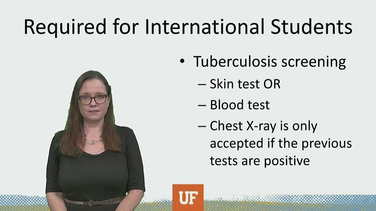 Completing the UF Immunization Form