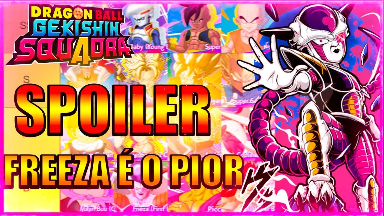 🔥 Tier List AO VIVO dos Melhores e Piores Personagens de Dragon Ball Gekishin Squadra!