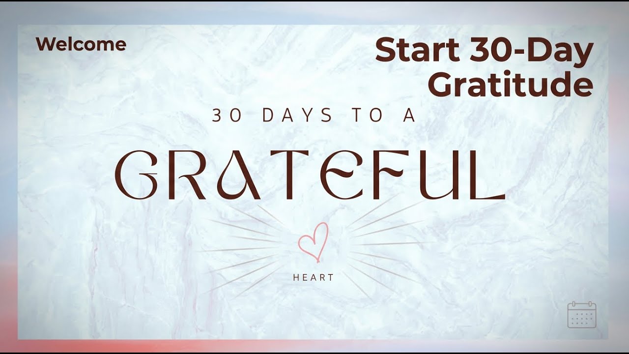 30 Days of Gratitude Challenge You Can't Miss