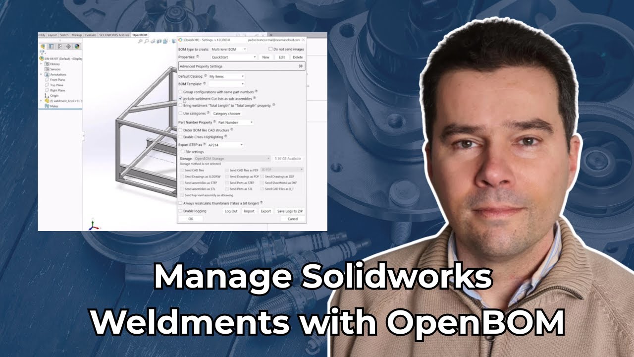 How to Calculate Weldment Lengths in SOLIDWORKS using OpenBOM – Digital  BOM Tutorial