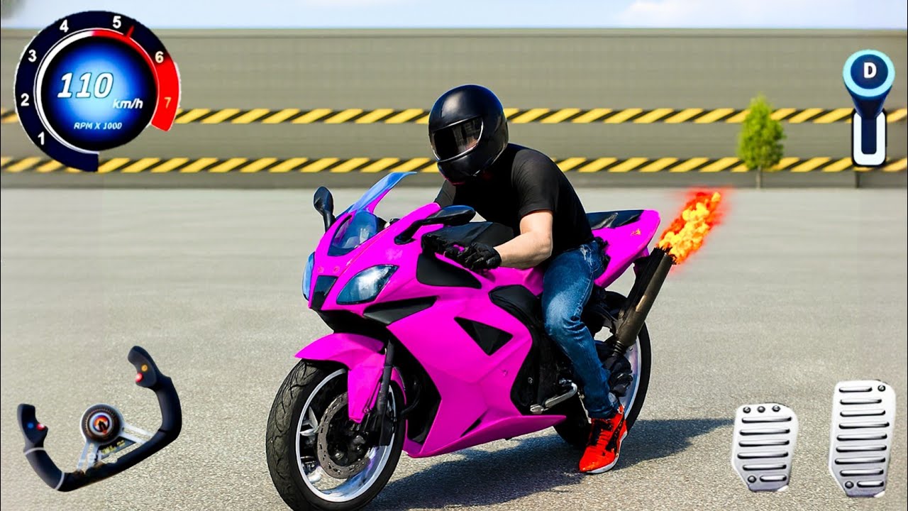 Super Motor bike Vs Open World Xtreme Motorbikes Game!