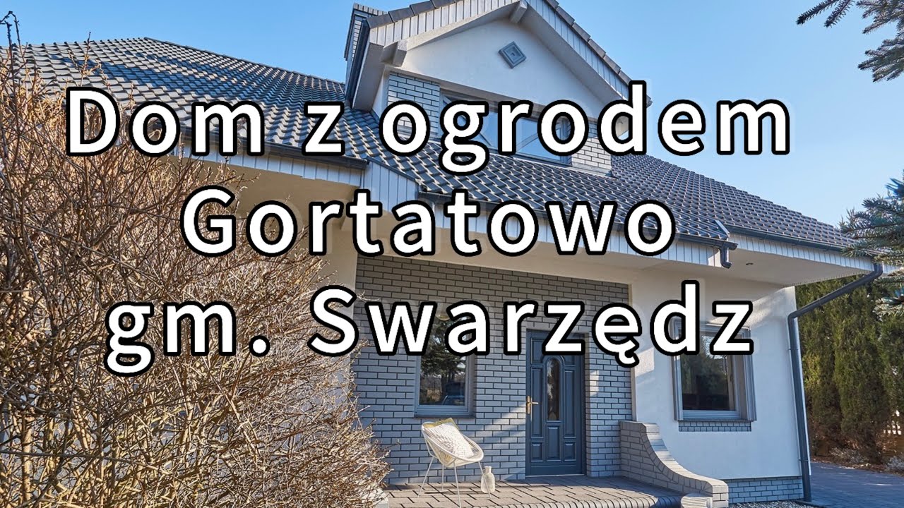 SPRZEDANY - Dom z ładnym ogrodem - Gortatowo gm. Swarzędz -  @piotrkowalnieruchomosci