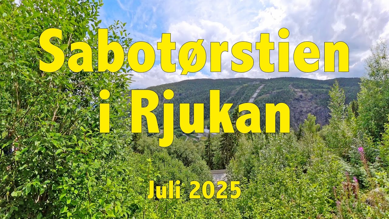 Tur langs Sabotørstien i Rjukan
