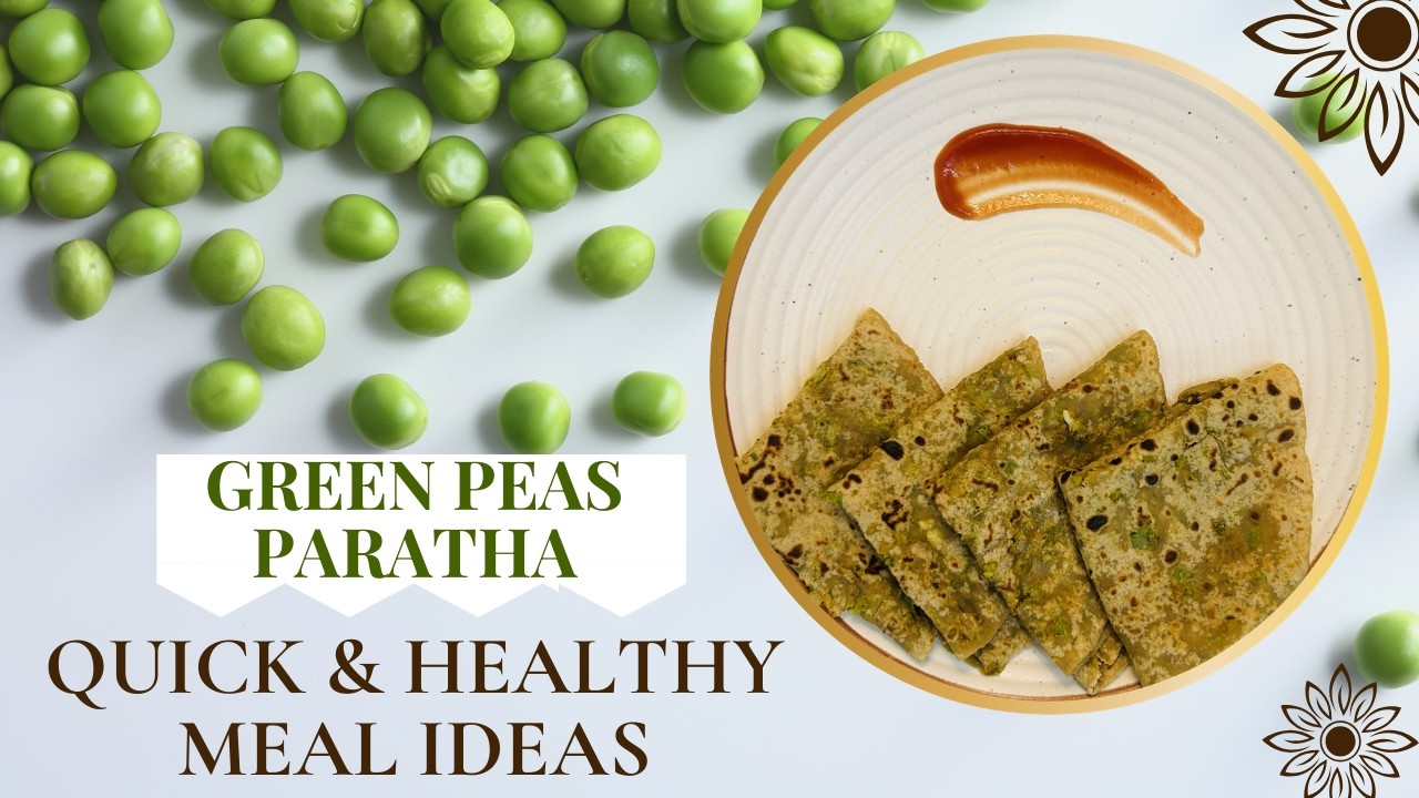 Matar Paneer Paratha: The Protein-Packed Indian Lunch You Need!