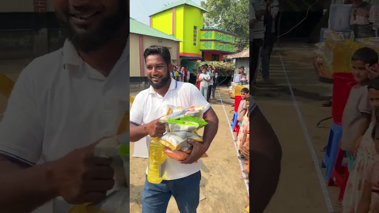 Веселая игра: ловить катящийся мяч на колышек, привязанный к ноге!