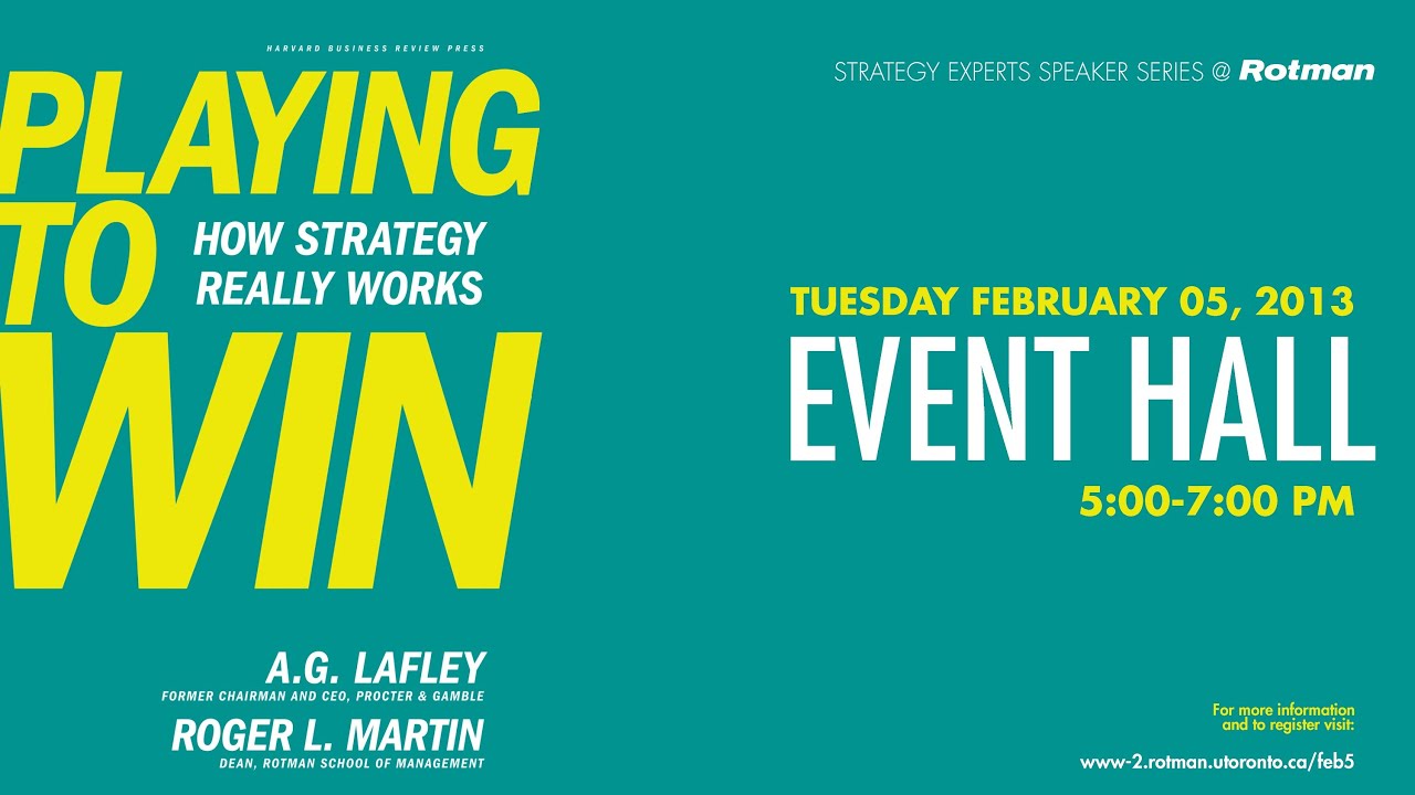 How Strategy Really Works: Roger Martin, Former Dean