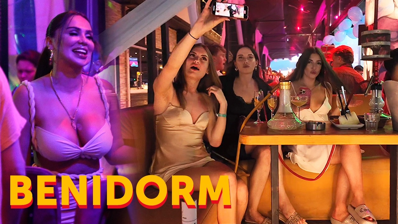 Benidorm After Dark 2025 - Beautiful People, Wild Energy & Nightlife Tour [4K HDR]