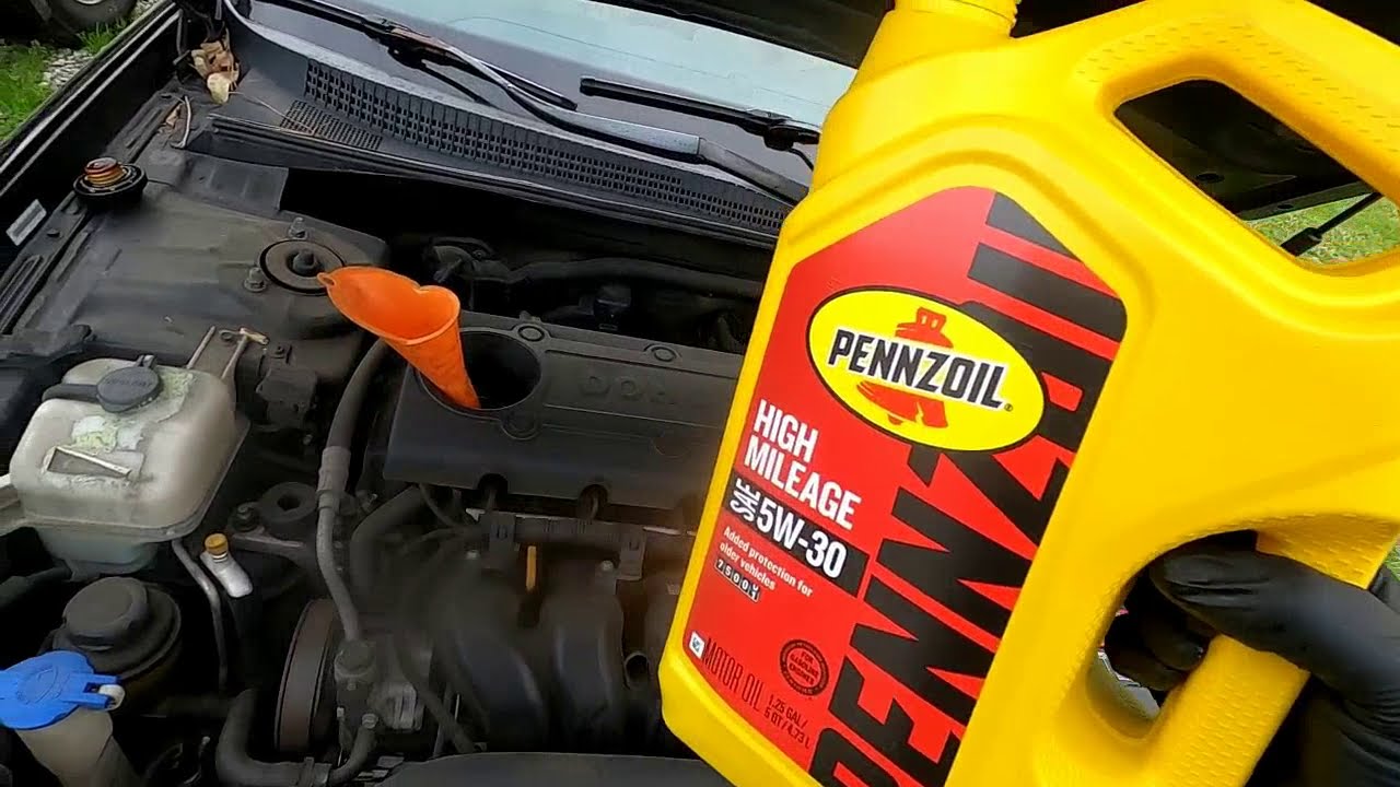 2009 HYUNDA SONATA OIL CHANGE