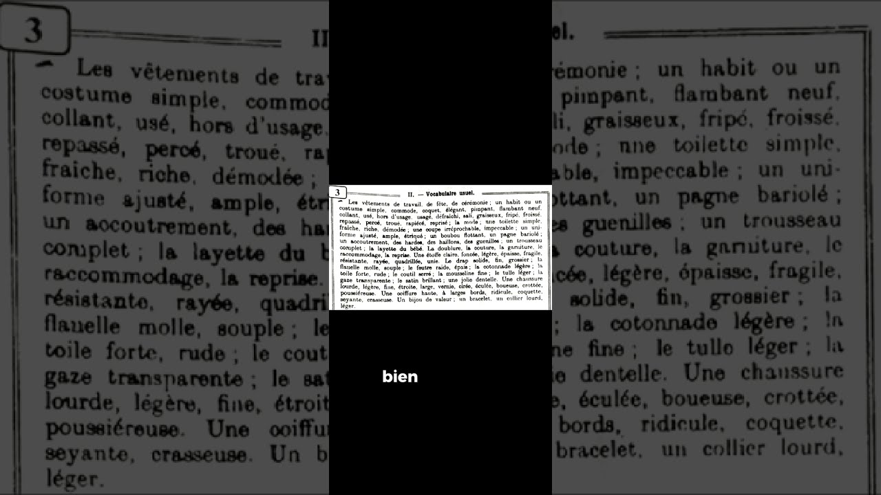 Vocabulaire français avec Monsieur Diaw N1