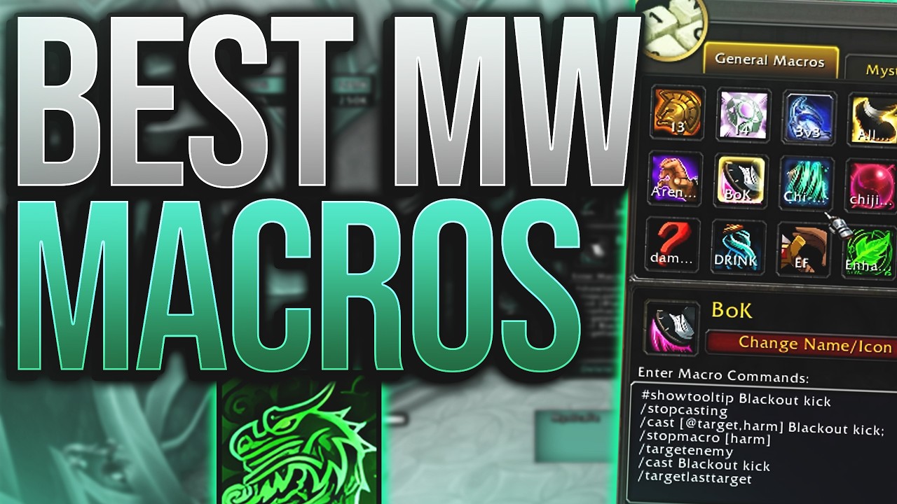Mistweaver Monk Macros You NEED for PvP & PvE