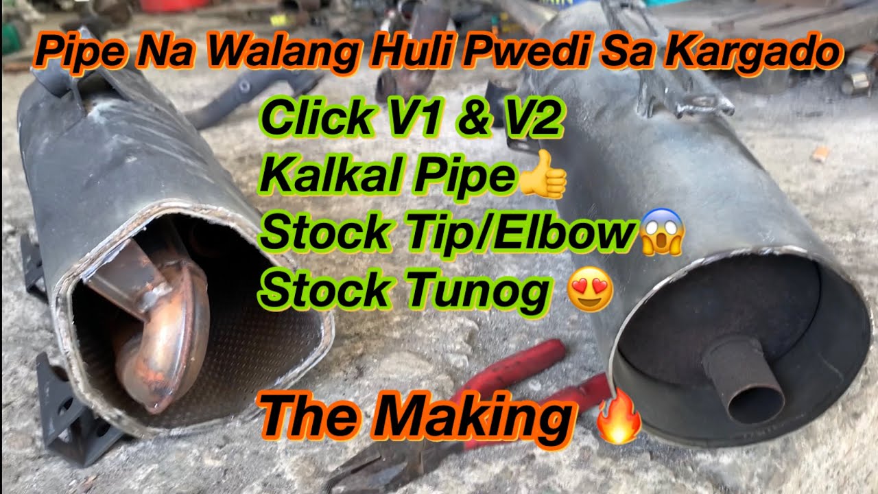 Honda Click 150i | Stock Pipe Kalkal With Stock Tip And Stock Elbow