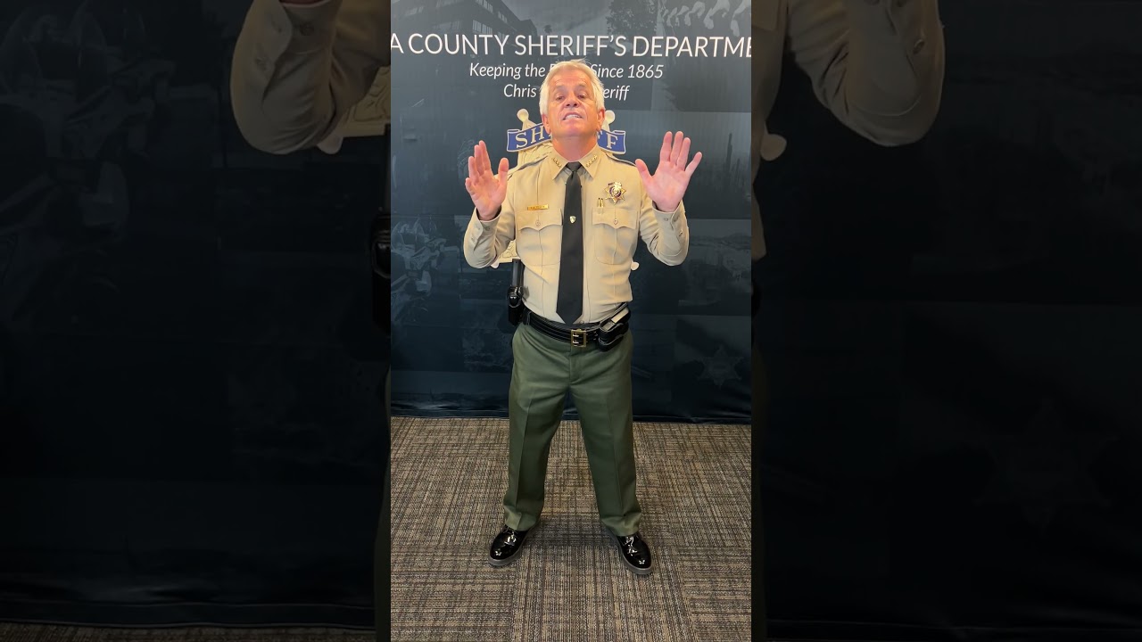 Sheriff Nanos CO Week Thank You