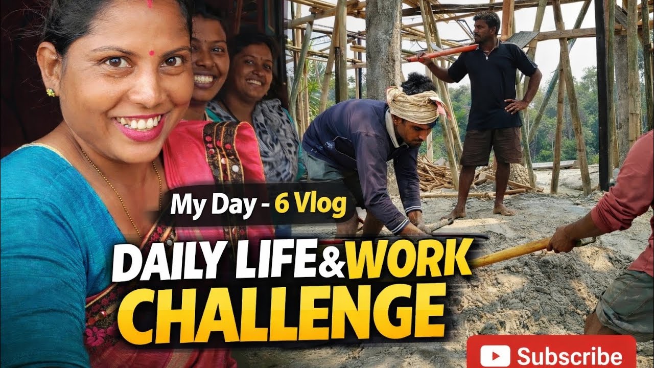 My Day 6 Vlog | Daily Life & Work Challenge | Village Hard Work Life