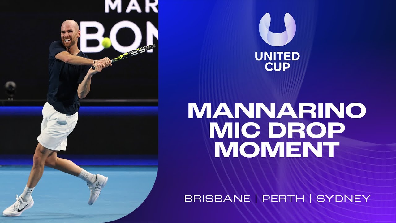 Mic Drop Moment With Adrian Mannarino | United Cup 2023