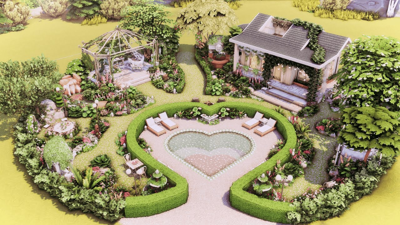 Fairy Tale Honeymoon Villa in Sims 4 | Heartwood Hideaway | No CC | Sims 4 Stop Motion |  🌿🤍