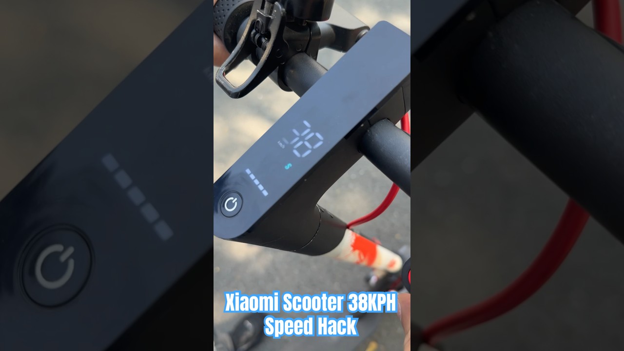 Xiaomi scooter 38 KPH speed hack #escooter #xiaomiscooter #scootering #speed #sports #scooterspeed