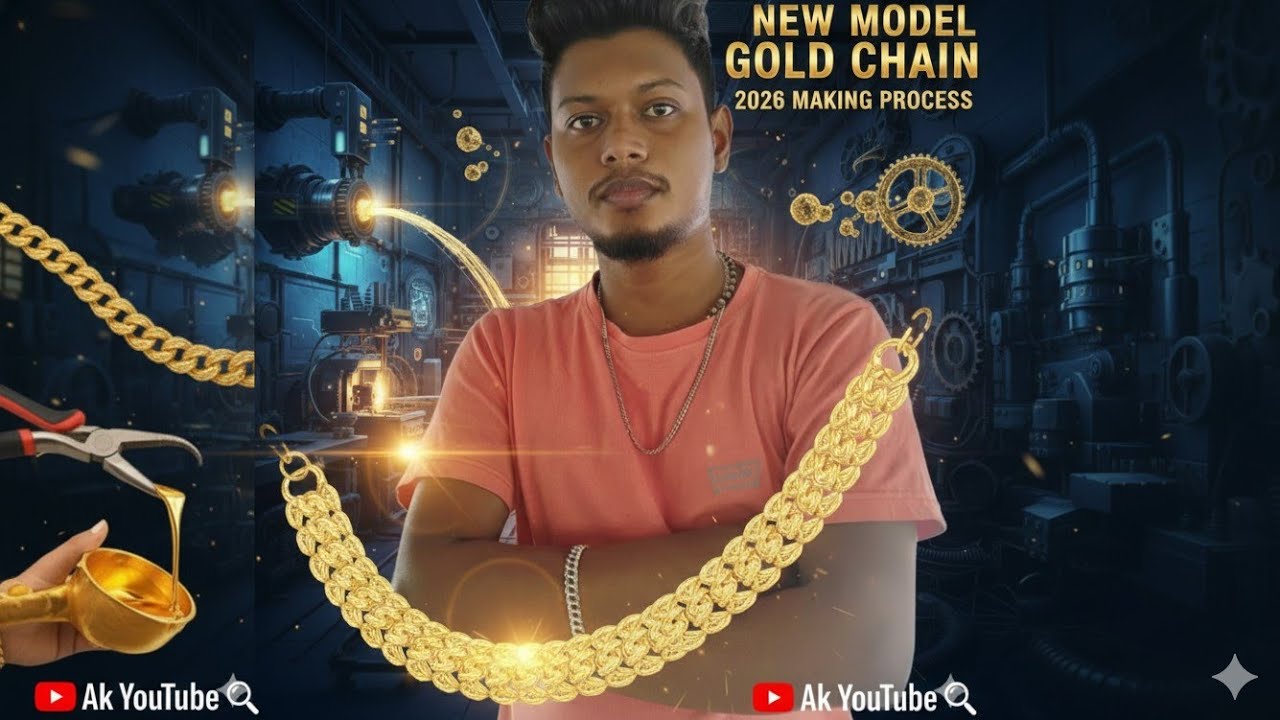II New Model 👑 Gold Chain👌II 2026 Style Full Making Process🥰 @IndianGoldChain 