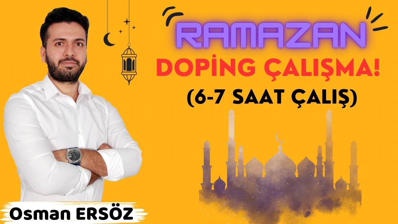 RAMAZAN AYINDA NASIL KPSS ÇALIŞMALI? (Ramazanda 1 Gün Nasıl Çalışılır?)