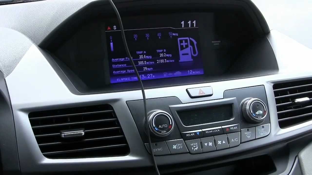 Обновление Honda Odyssey 12k 2012 года