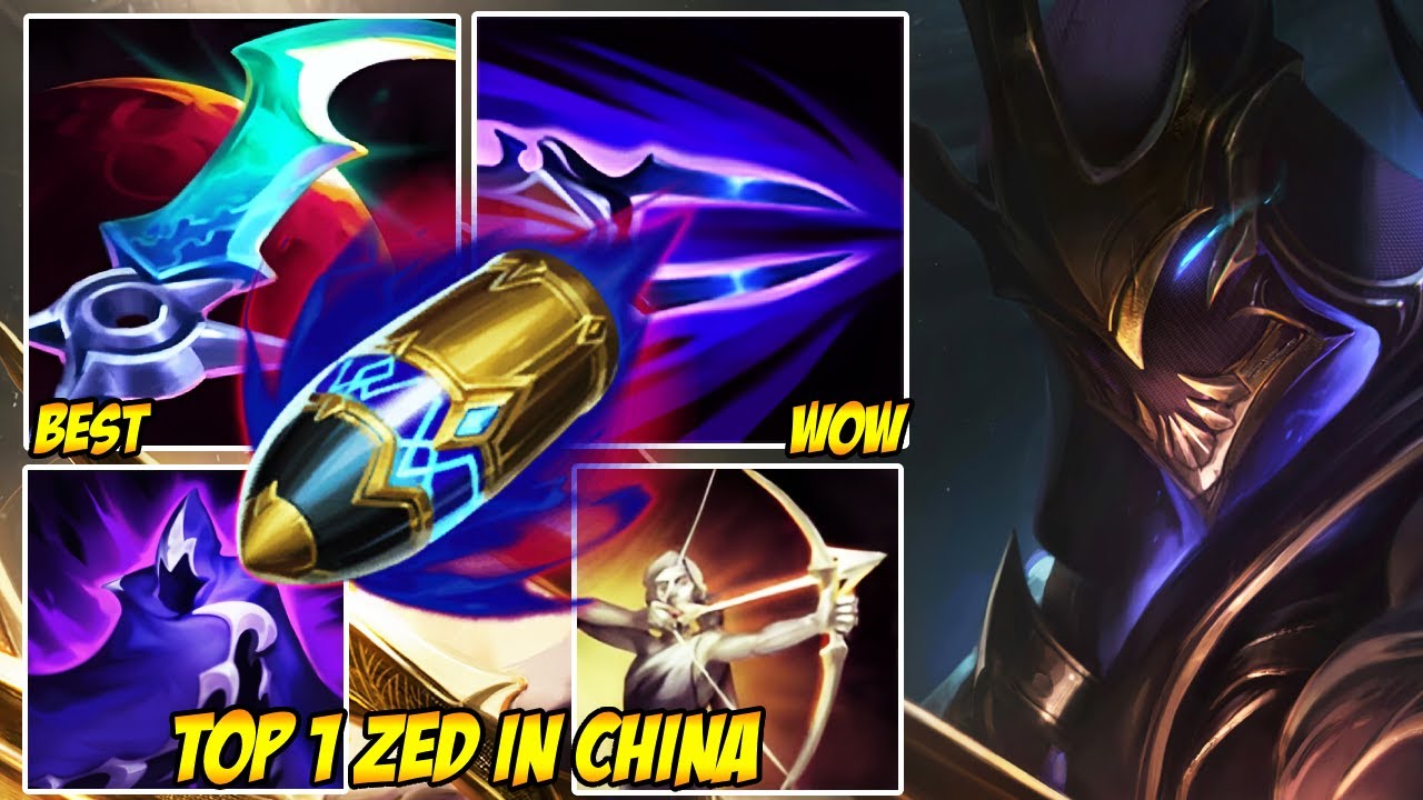 WILD RIFT CHINA TOP 1 ZED - THIS IS WHAT A REAL ZED LOOKS LIKE