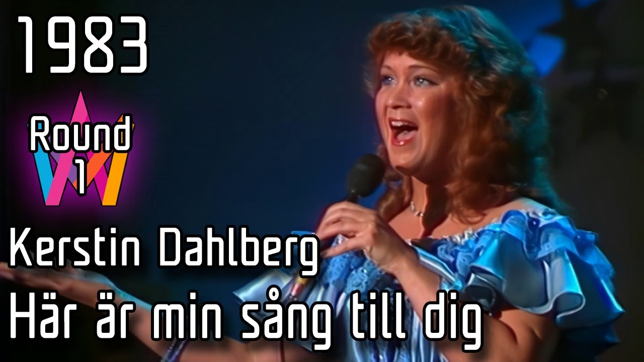 Melodifestivalen 1983 – 02. Här är min sång till dig – Kerstin Dahlberg