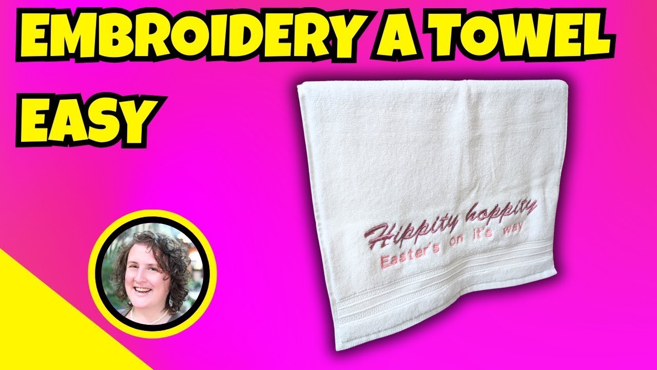 Embroider on a Towel | Baby Lock Altair with Faodail Creation