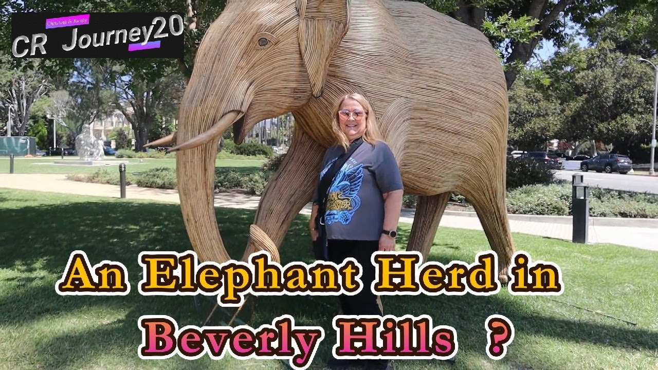Elephant Herd in Beverly Hills- Great Migration